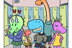 dinosaur-headed-teenage-girls-color-cover-page
