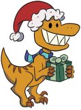 A Raptor with a Present (it's probably meat)
