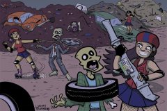 Roller Derby Girls Vs. Zombies